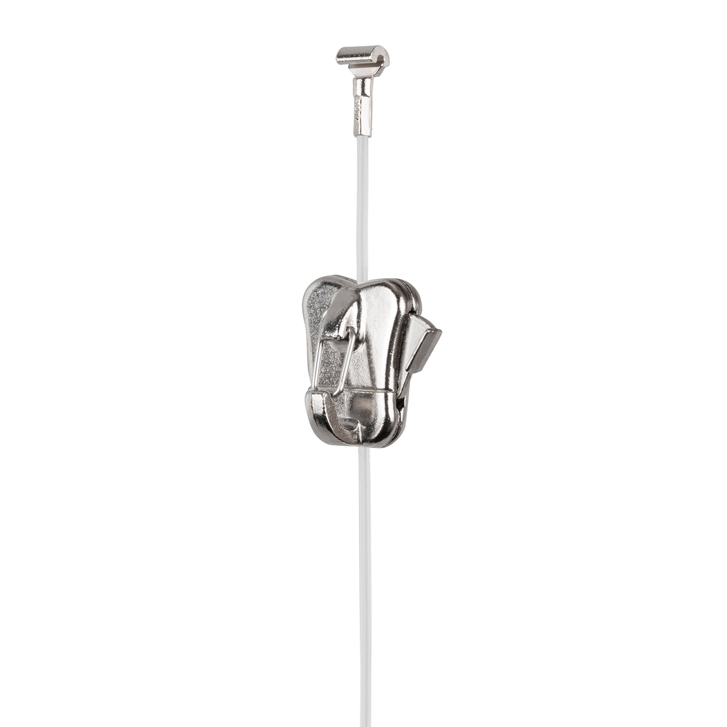 STAS zipper pro on steel cable with STAS cobra - picture hanging hook