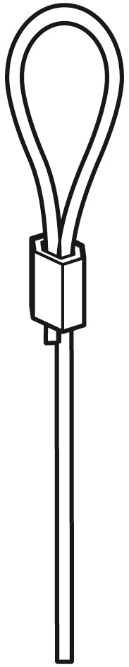 STAS perlon (monofilament) cord with loop - with STAS smartspring