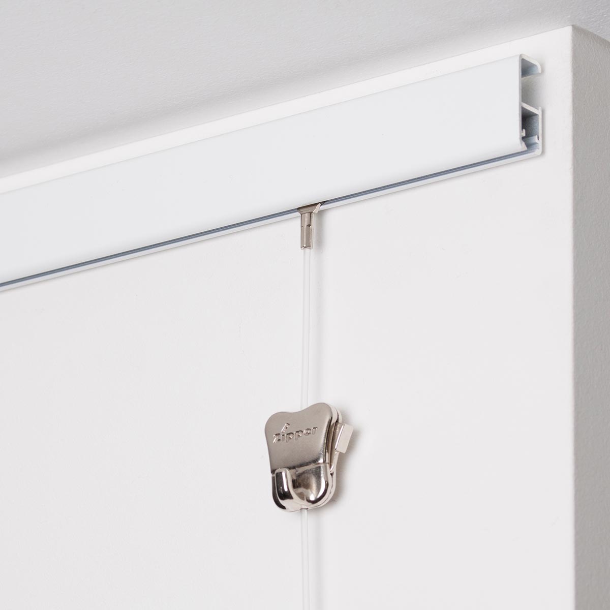 STAS cliprail pro white 59" | 150 cm - complete kit, including 2 clear cords 59" with STAS zipper - ?