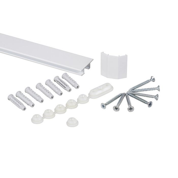 STAS cliprail max white + installation kit 